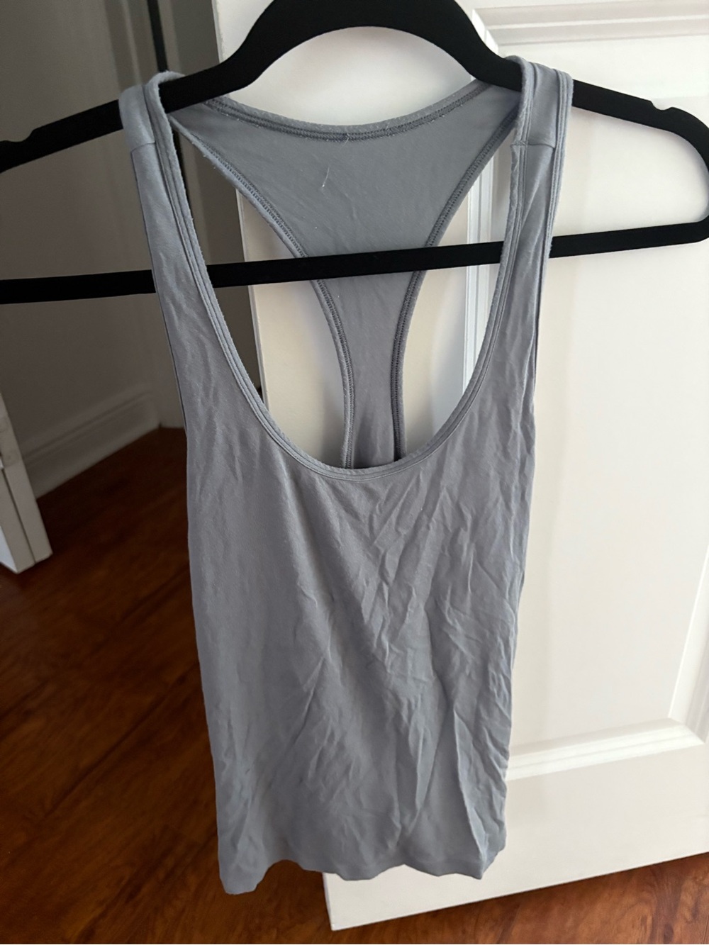 ALO Yoga Light Gray Racerback Tank Top